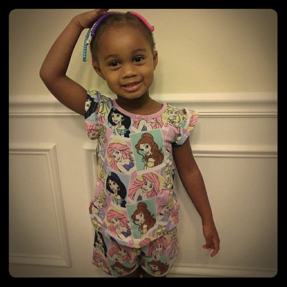 Disney princess pajama set